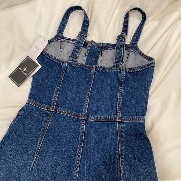 Denim Button Romper Volcom - Picture 6 of 7